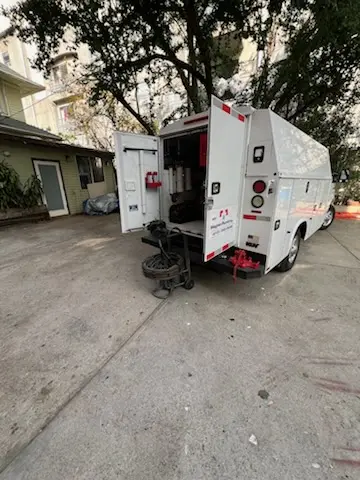 Magnet Plumbing service vehicle on-site for Faucet Repair in Malone
