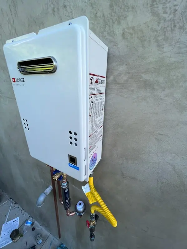 Tankless water heater installation for Malone homes